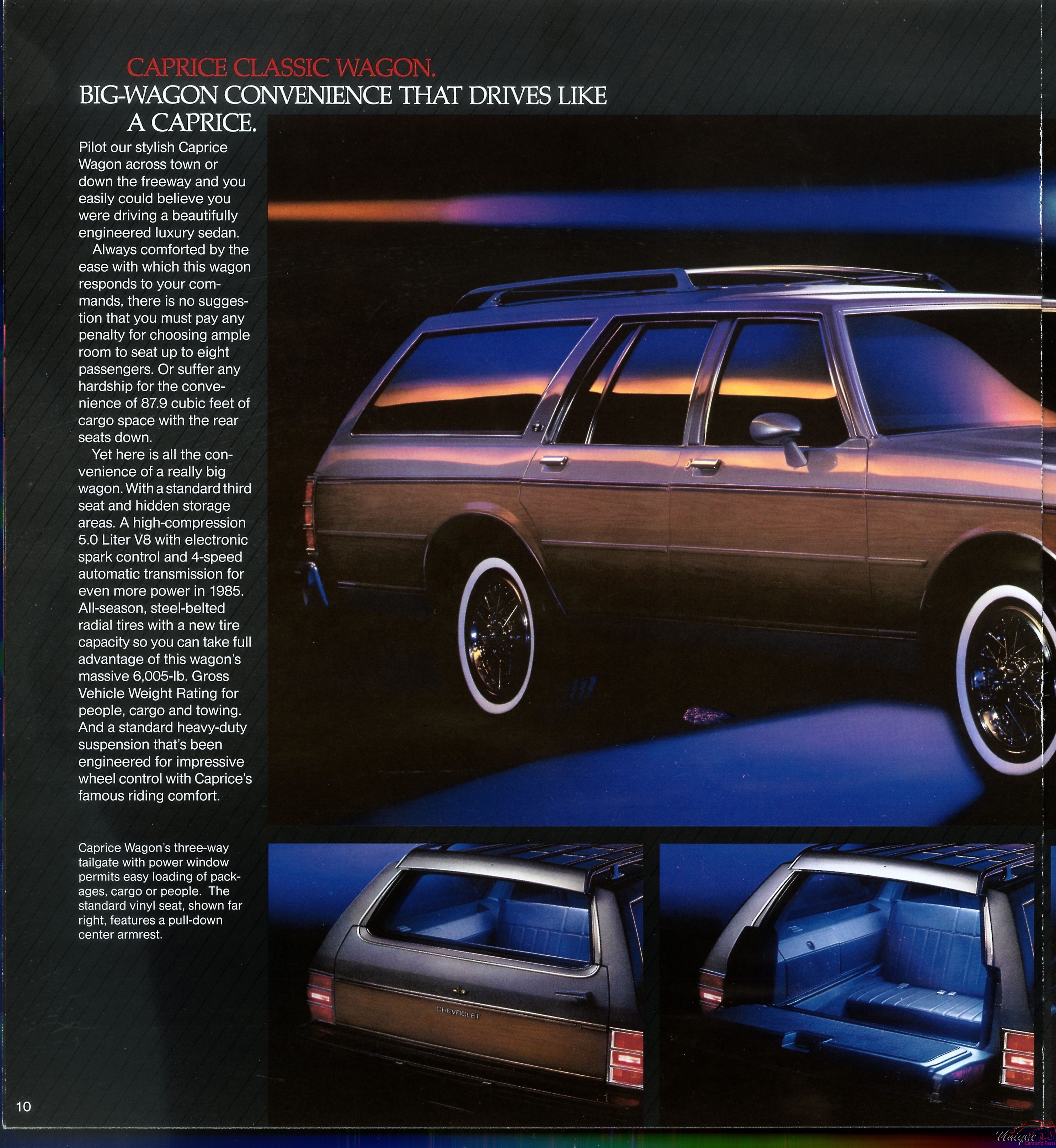 1985 Chevrolet Caprice Brochure Page 6